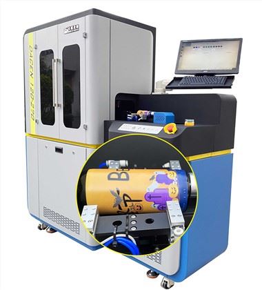Makîneya şûşeyê uv curing çapkirinê